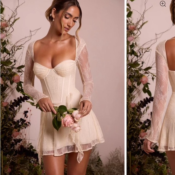Oh Polly Cream Dress - Picture 1 of 5
